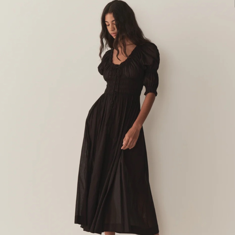 Doen Ischia Dress in Black, Small